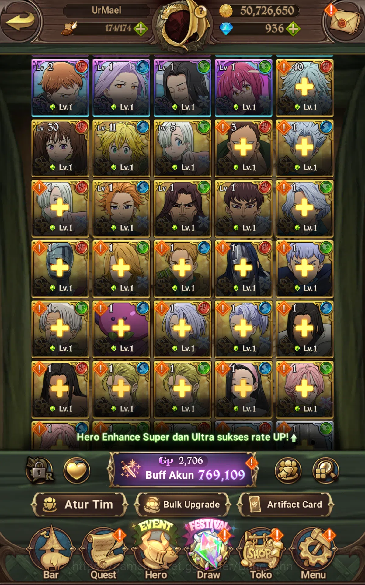 The Seven Deadly Sins: Grand Cross Accounts Global | Starter | DM 926|769K CC|UR Thonar,Nanash image 7