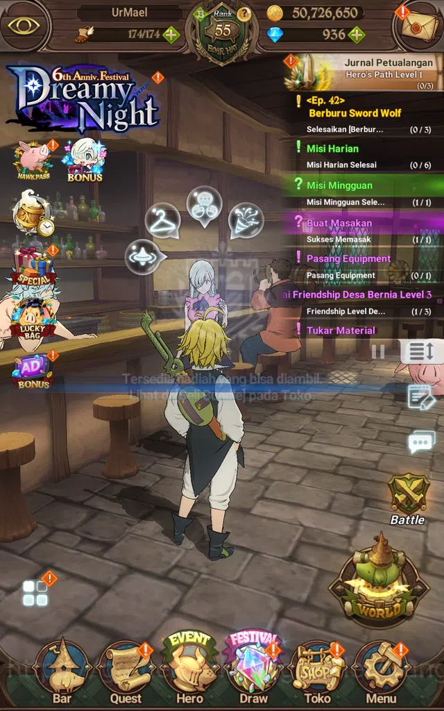 The Seven Deadly Sins: Grand Cross Accounts Global | Starter | DM 926|769K CC|UR Thonar,Nanash image 9