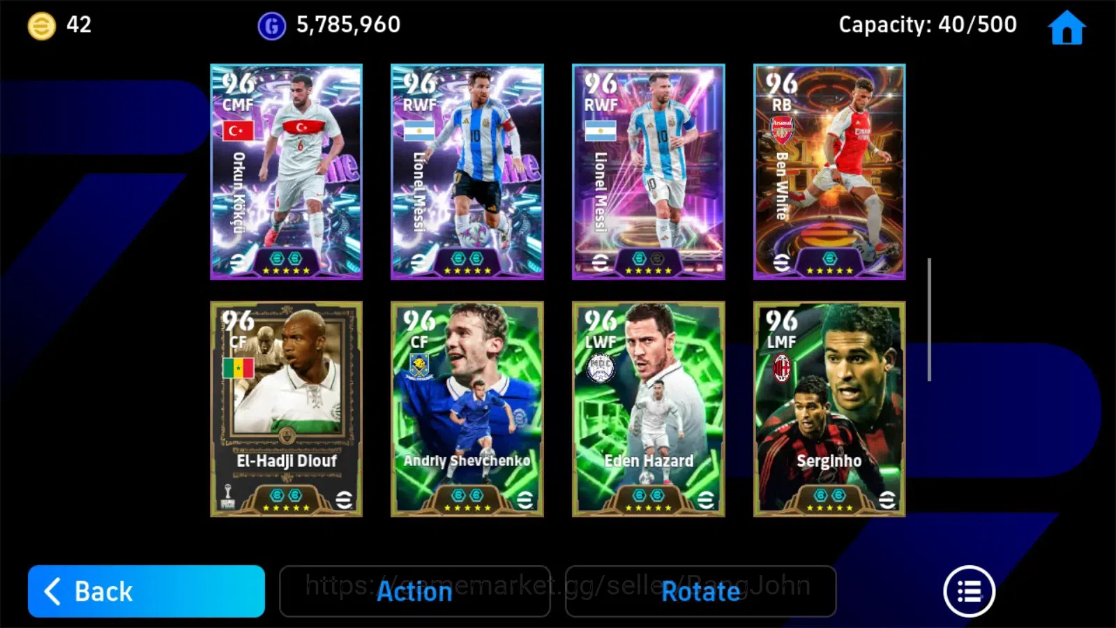 eFootball Accounts Mobile|PW 3194|Epic Kahn,Guardiola,Villa,Drogba,Ha image 3