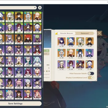 Genshin Impact Accounts Mid Game ASIA|AR 56|7 Limited + 2 (*5 Weapon)|(Kazuha C1,Raiden