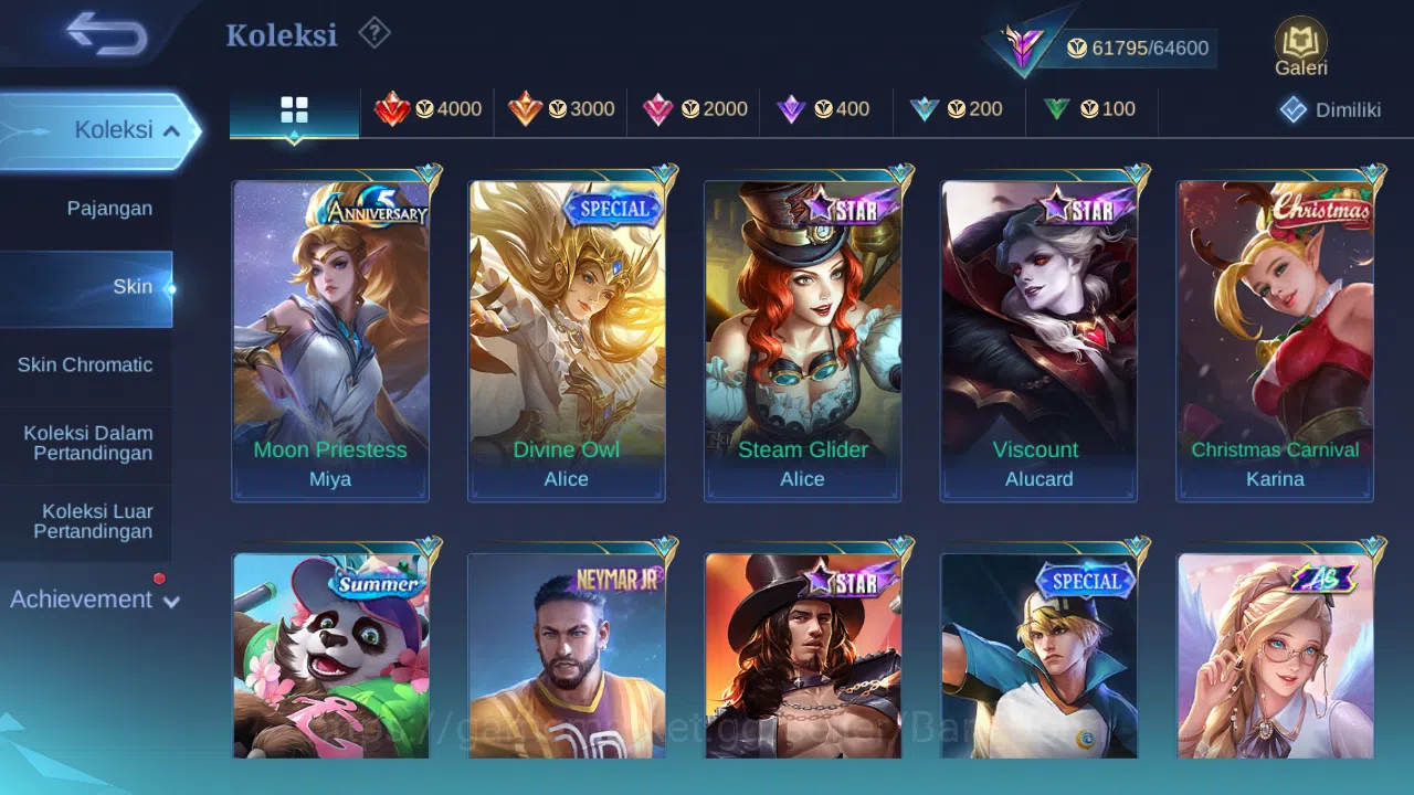 Mobile Legends: Bang Bang Accounts Hero 132 Skin 272 | KOF Karina | Transformers Roge image 5