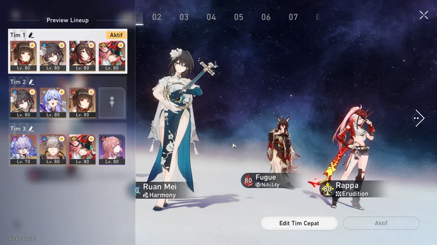 Honkai Star Rail Accounts [ASIA TL 70] RAPPA E6S1 FULL MAX TRACES | 15+ 5-ST image 12