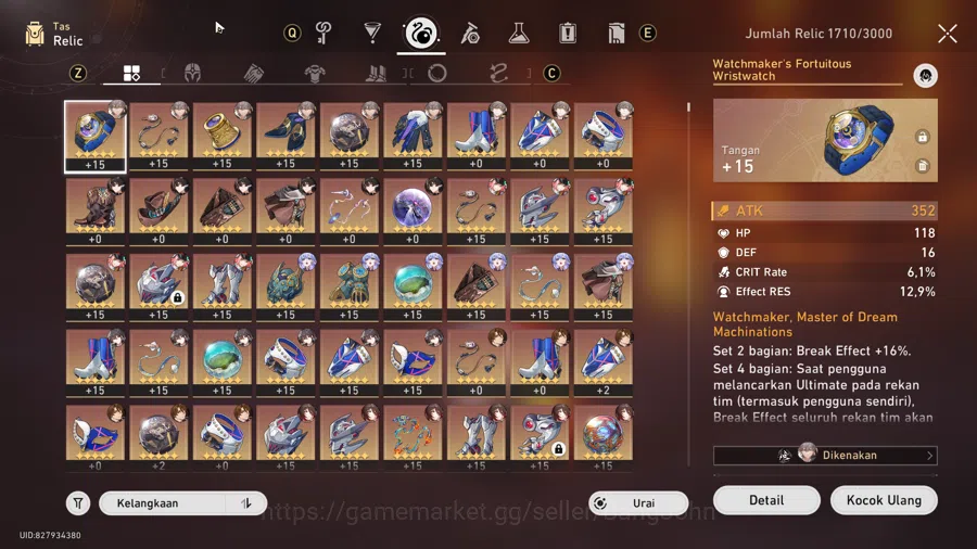 Honkai Star Rail Accounts [ASIA TL 70] RAPPA E6S1 FULL MAX TRACES | 15+ 5-ST image 6