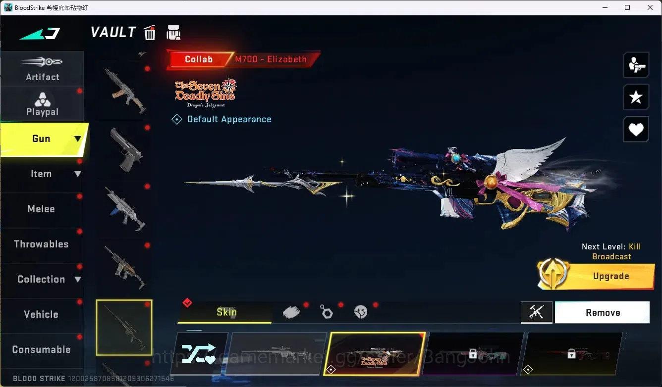 Blood Strike Accounts ASIA | 2 ETERNAL: Chainblade, AUG | 3 7DS,2 TR,1 E image 10