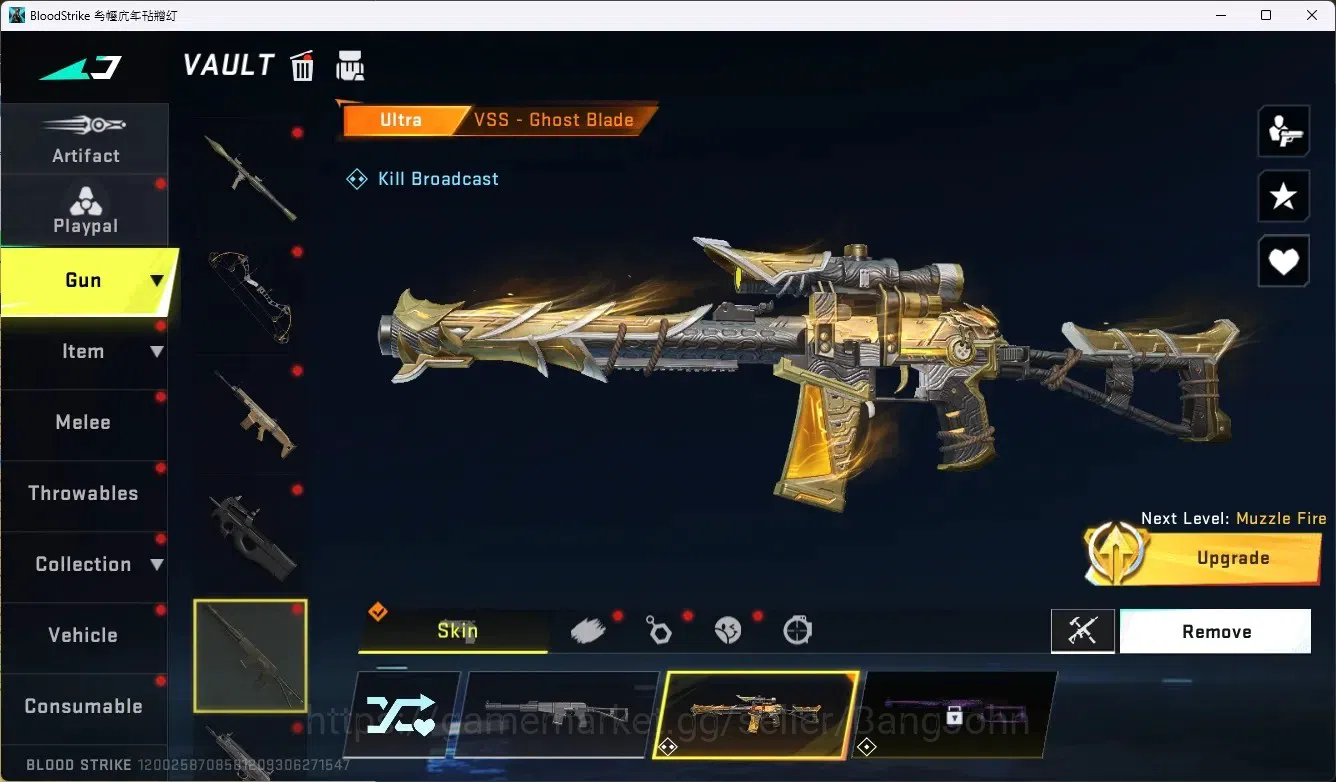 Blood Strike Accounts ASIA | 2 ETERNAL: Chainblade, AUG | 3 7DS,2 TR,1 E image 13