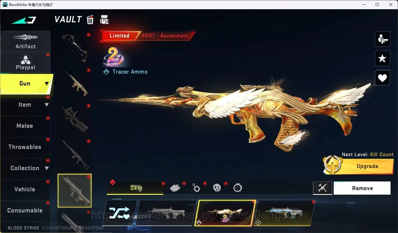 Blood Strike Accounts ASIA | 2 ETERNAL: Chainblade, AUG | 3 7DS,2 TR,1 E image 14