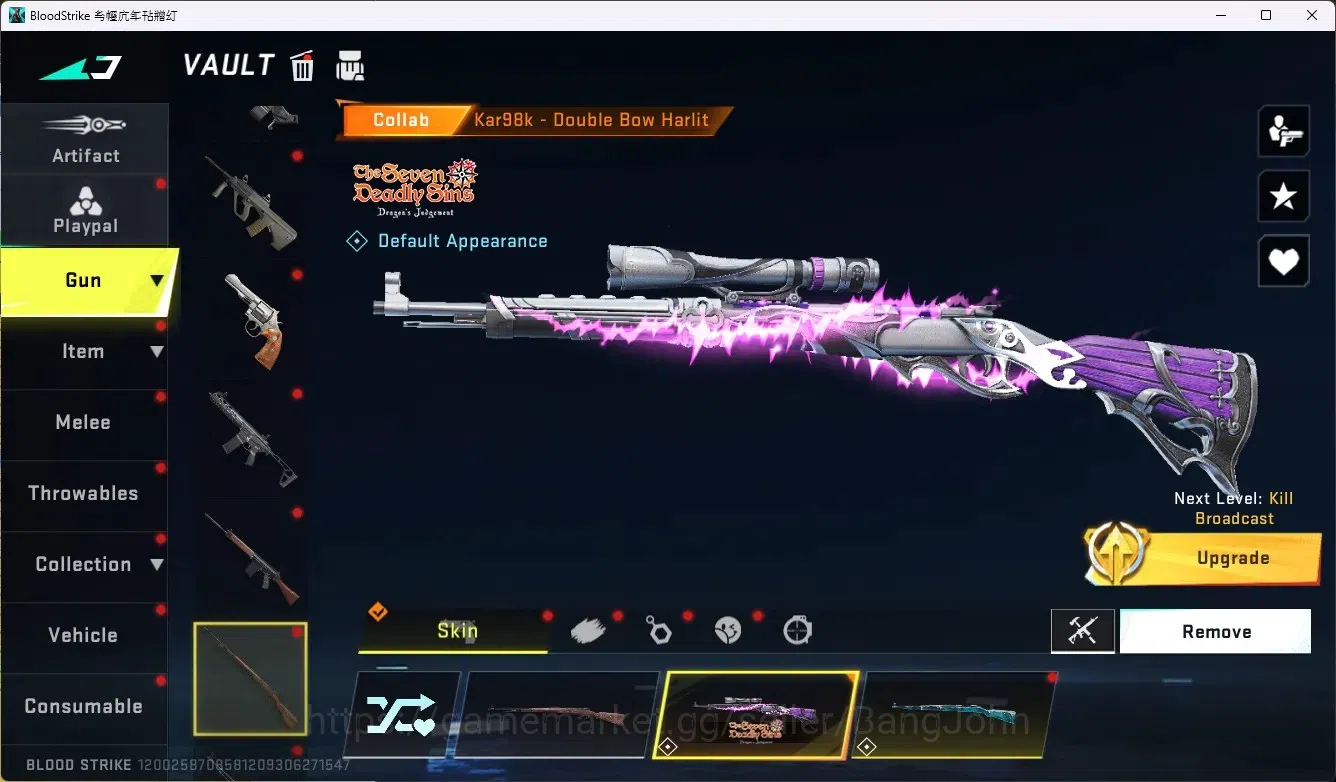 Blood Strike Accounts ASIA | 2 ETERNAL: Chainblade, AUG | 3 7DS,2 TR,1 E image 19