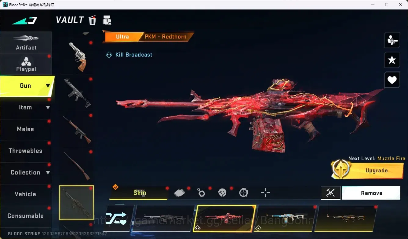 Blood Strike Accounts ASIA | 2 ETERNAL: Chainblade, AUG | 3 7DS,2 TR,1 E image 20