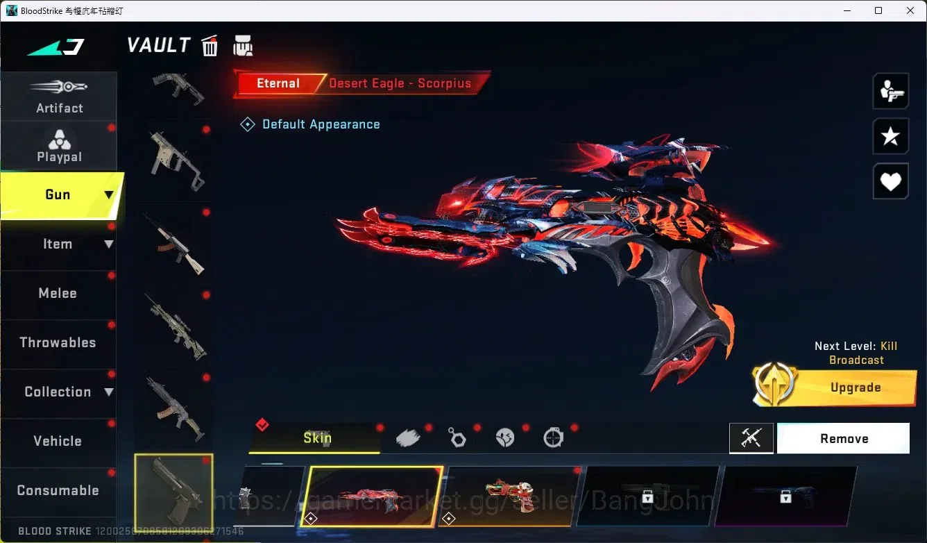Blood Strike Accounts ASIA | 2 ETERNAL: Chainblade, AUG | 3 7DS,2 TR,1 E image 8