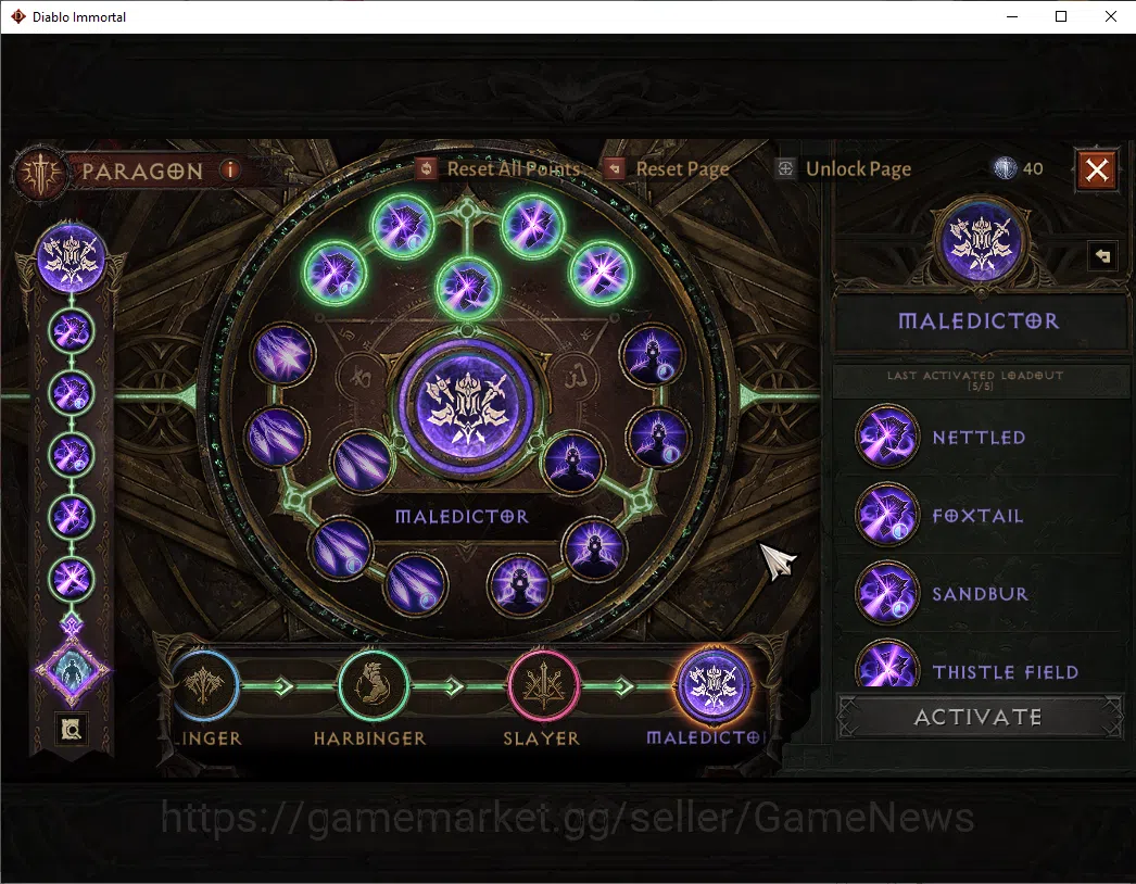 Diablo Immortal Accounts SEA - Izual|CS ON|Lv60(600)|Barbarian|CR 35k|Reso  image 11