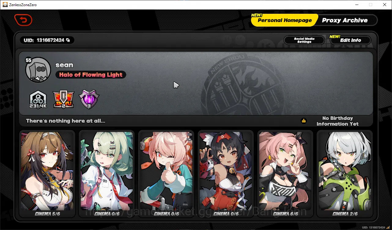 ASIA | Lvl 55 | M5 Ye Shunguang sign, Sunna, Zhao CHECK SS RA077B Zenless Zone Zero Others ASIA | Lvl 55 | M5 Ye Shunguang sign, Sunna, Zhao image 1