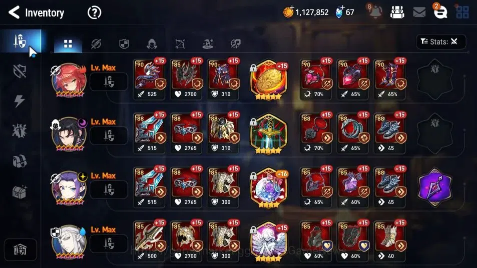 Epic Seven Accounts GLOBAL Unverif|New Era|7 ML(Rhianna&Luciella,A Vil image 11