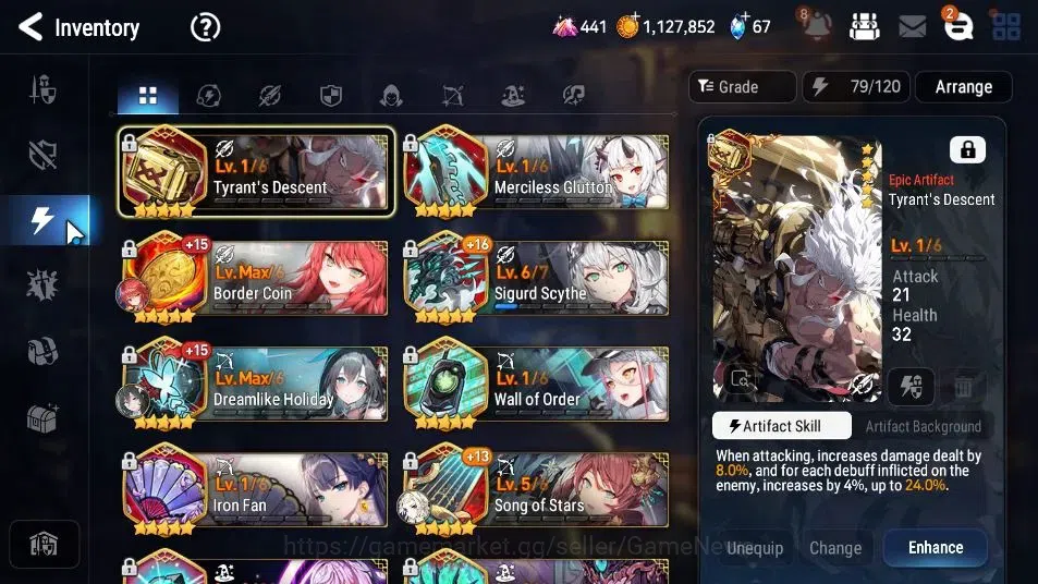 Epic Seven Accounts GLOBAL Unverif|New Era|7 ML(Rhianna&Luciella,A Vil image 13