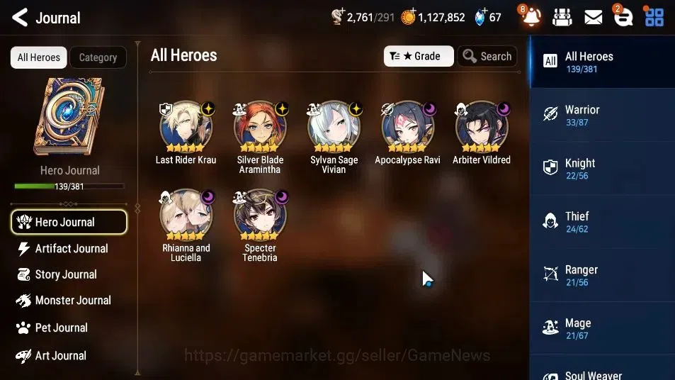 Epic Seven Accounts GLOBAL Unverif|New Era|7 ML(Rhianna&Luciella,A Vil image 6