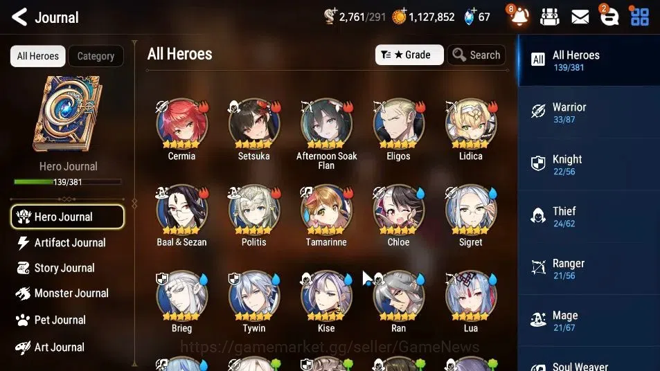 Epic Seven Accounts GLOBAL Unverif|New Era|7 ML(Rhianna&Luciella,A Vil image 7