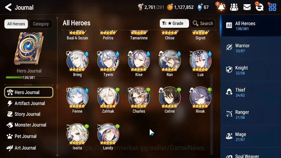 Epic Seven Accounts GLOBAL Unverif|New Era|7 ML(Rhianna&Luciella,A Vil image 8