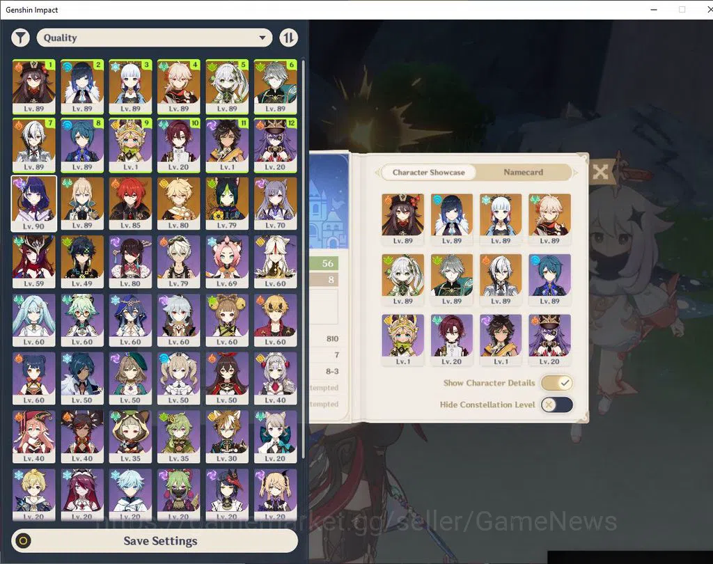 Genshin Impact Accounts ASIA |Free HSR And HI 3| AR56|10 Limited + 6 [5 St image 1