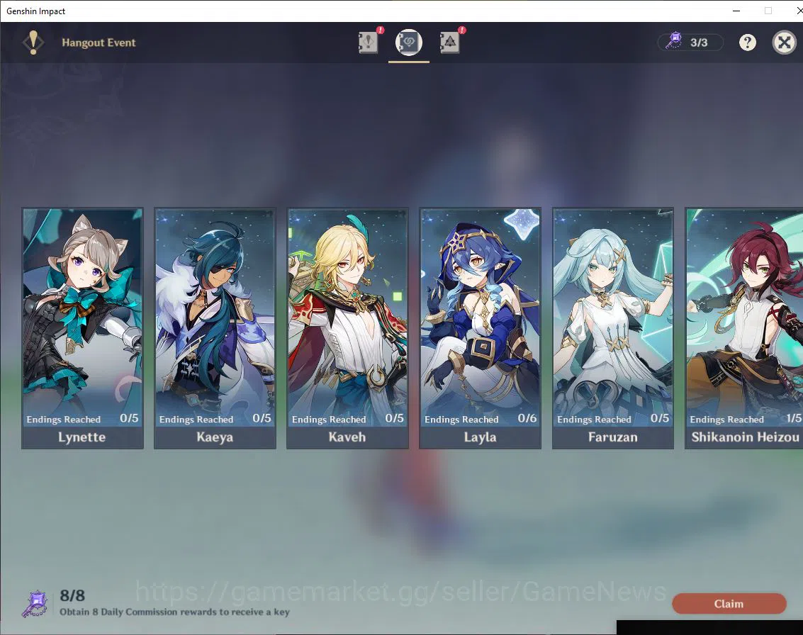 Genshin Impact Accounts ASIA |Free HSR And HI 3| AR56|10 Limited + 6 [5 St image 10