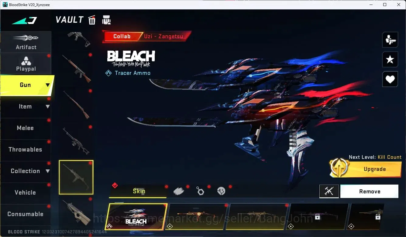 Blood Strike Accounts ASIA | BLEACH: Ethan-Byakuya Kuchiki,Uzi-Zangetsu, image 18