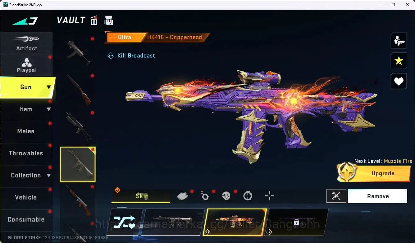 Blood Strike Accounts ASIA|2 TR GUN: MCX,FN2000|3 Ultra Gun: QBZ95,UMP45 image 10