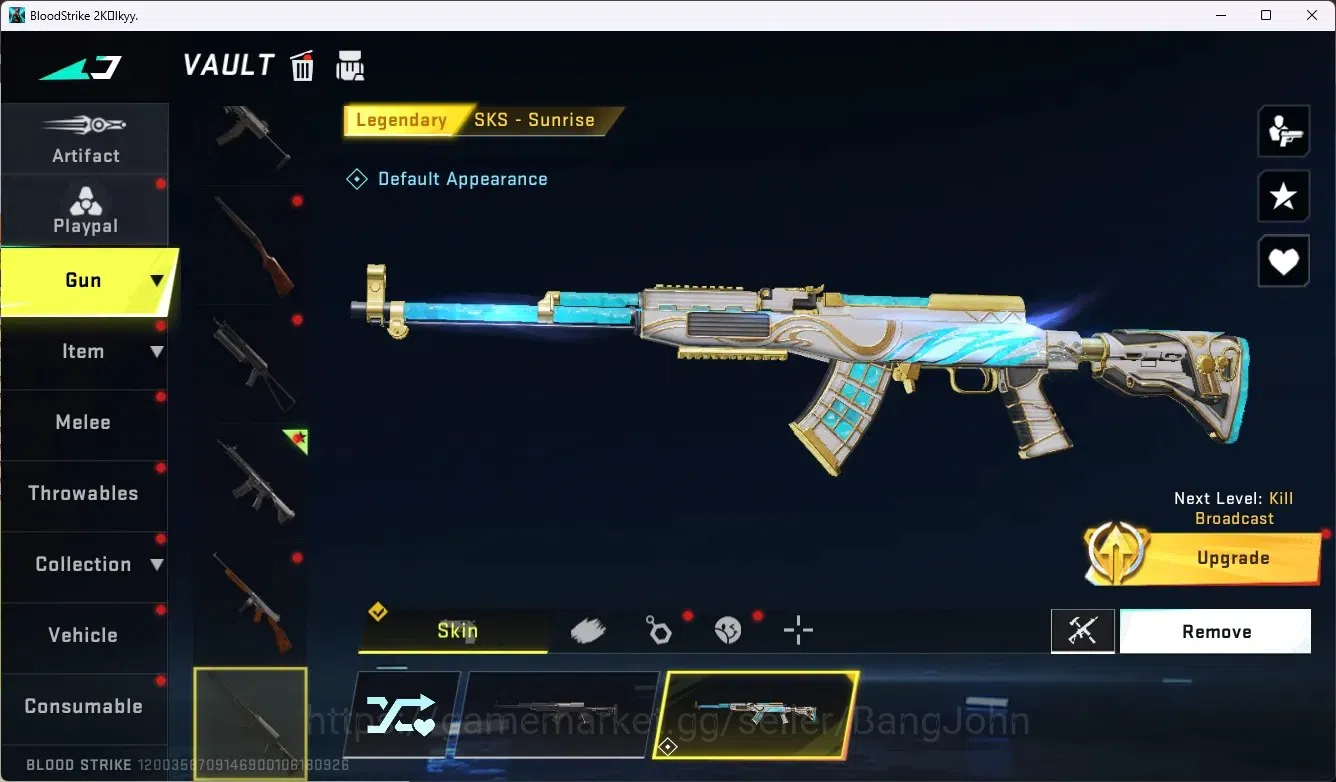 Blood Strike Accounts ASIA|2 TR GUN: MCX,FN2000|3 Ultra Gun: QBZ95,UMP45 image 11
