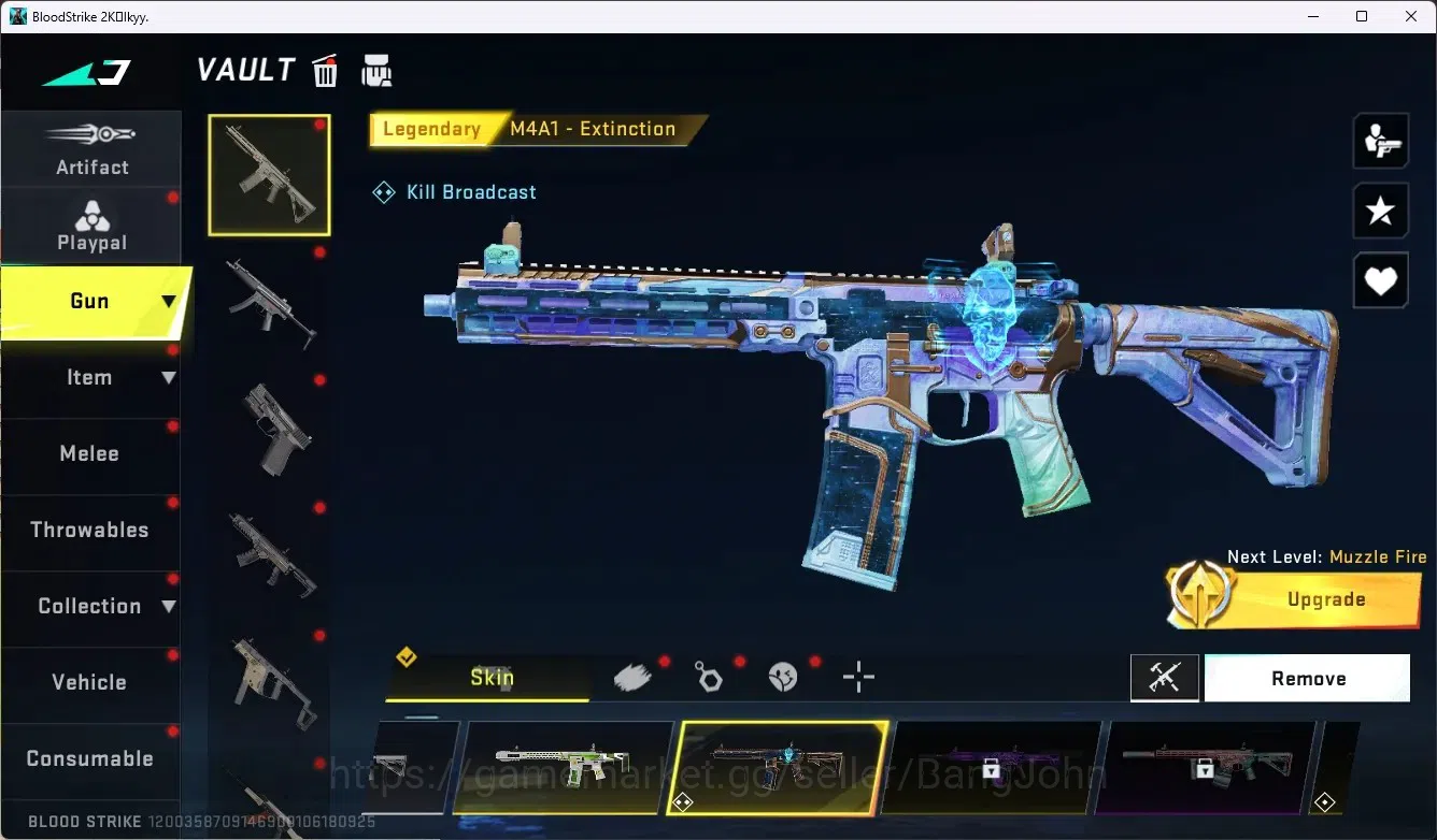 Blood Strike Accounts ASIA|2 TR GUN: MCX,FN2000|3 Ultra Gun: QBZ95,UMP45 image 2