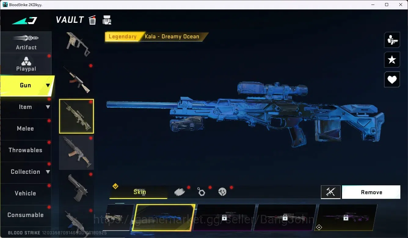 Blood Strike Accounts ASIA|2 TR GUN: MCX,FN2000|3 Ultra Gun: QBZ95,UMP45 image 3