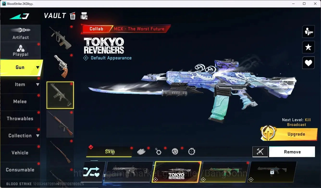 Blood Strike Accounts ASIA|2 TR GUN: MCX,FN2000|3 Ultra Gun: QBZ95,UMP45 image 4