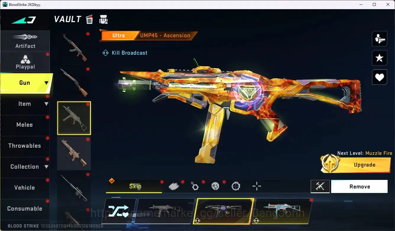 Blood Strike Accounts ASIA|2 TR GUN: MCX,FN2000|3 Ultra Gun: QBZ95,UMP45 image 8