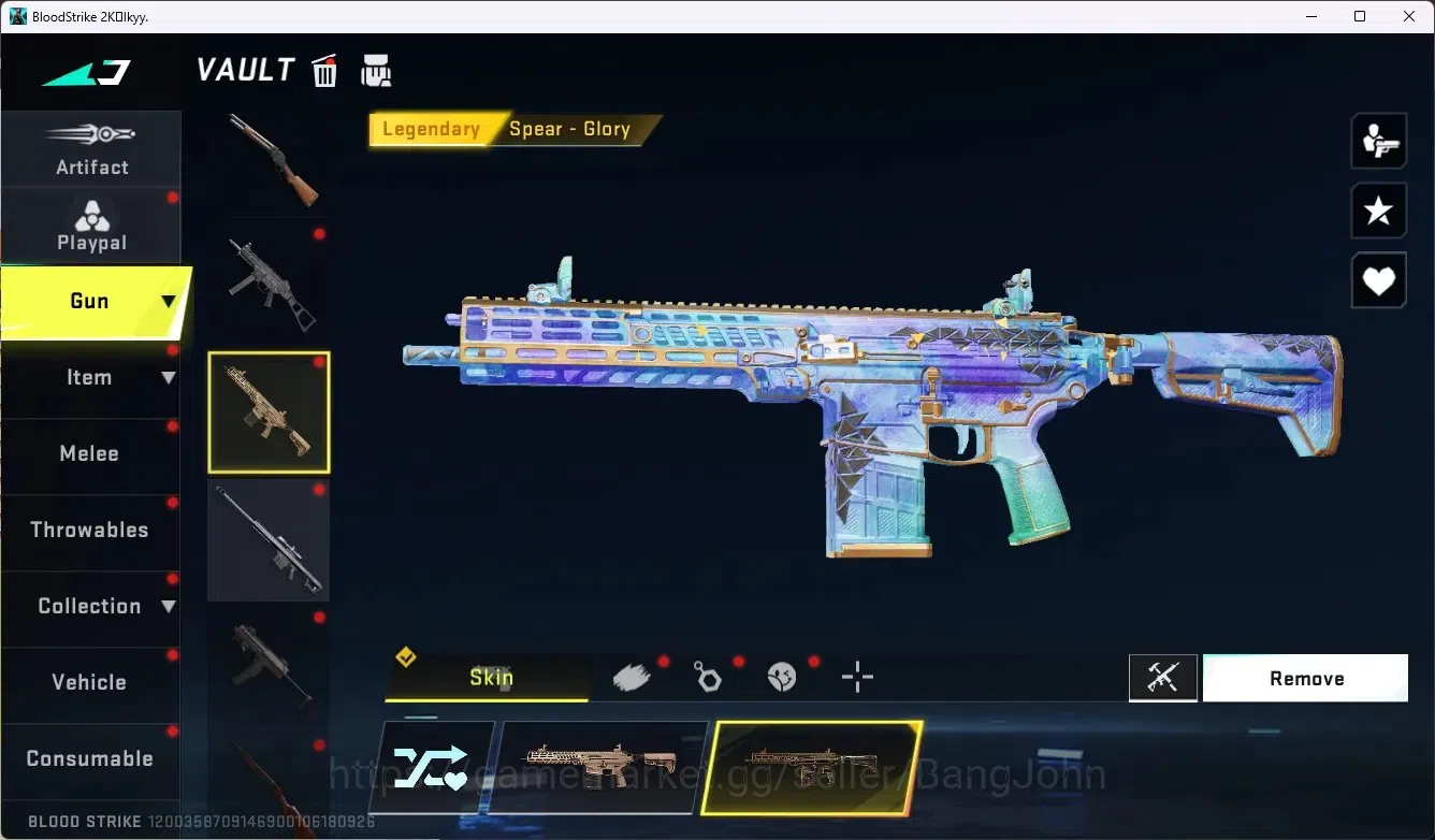 Blood Strike Accounts ASIA|2 TR GUN: MCX,FN2000|3 Ultra Gun: QBZ95,UMP45 image 9