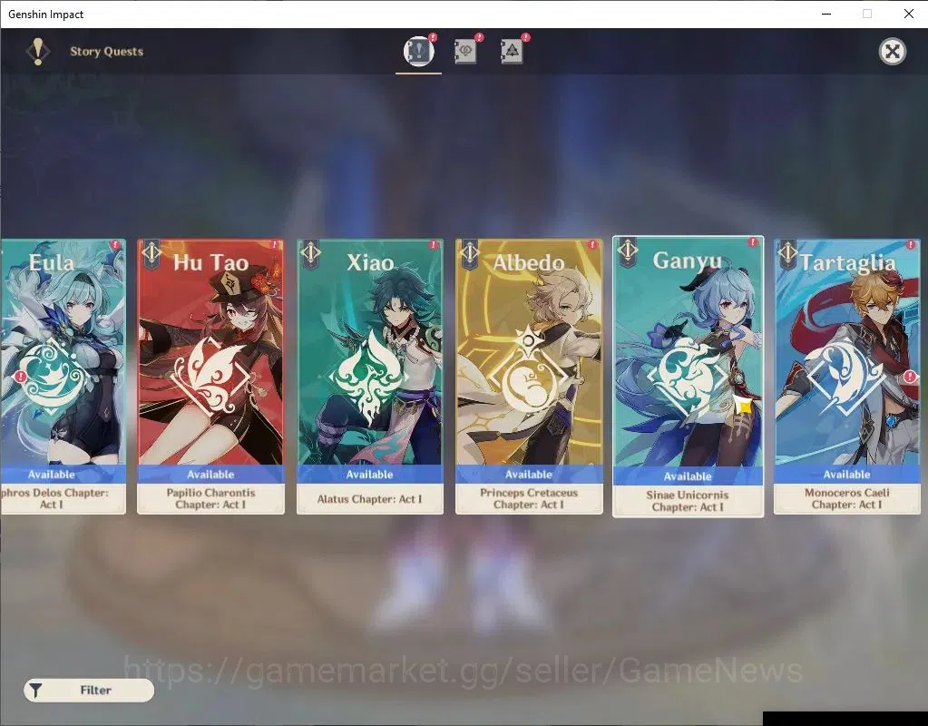 Genshin Impact Accounts Asia |AR 55| 3Limit +5(*5WeP) |(Columbina,Zibai)+S image 17