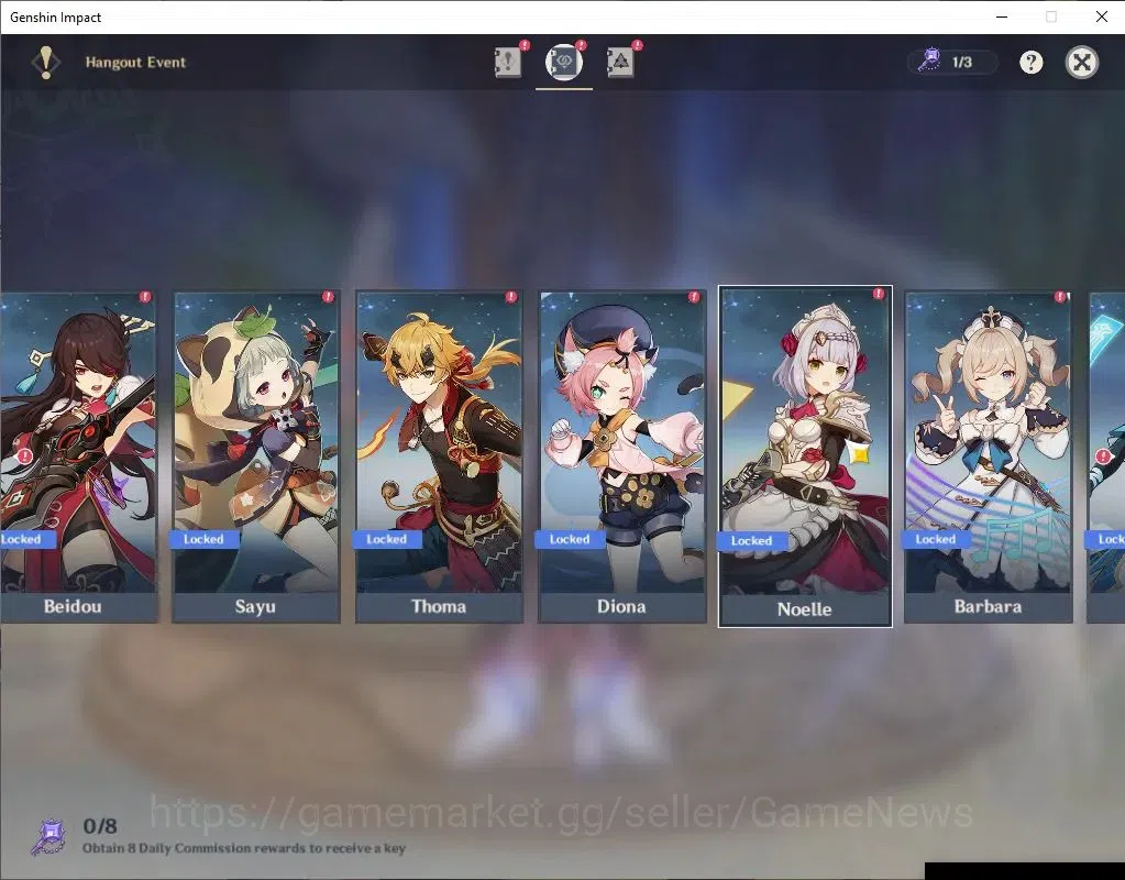 Genshin Impact Accounts Asia |AR 55| 3Limit +5(*5WeP) |(Columbina,Zibai)+S image 18