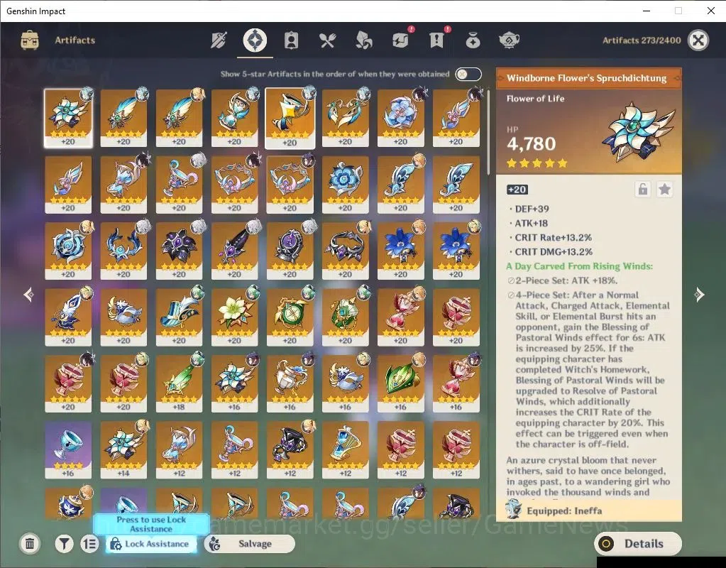 Genshin Impact Accounts Asia |AR 55| 3Limit +5(*5WeP) |(Columbina,Zibai)+S image 6