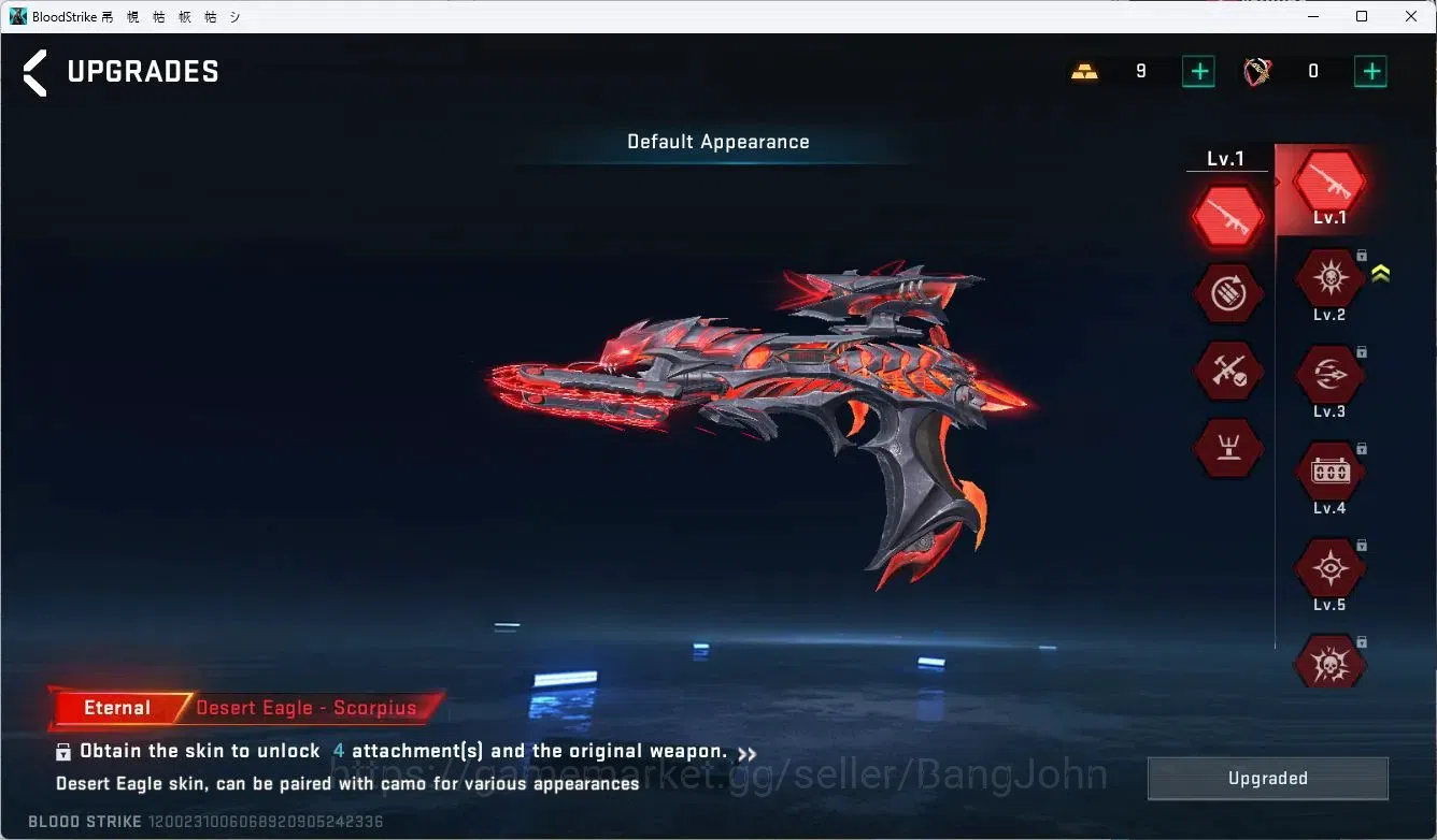 Blood Strike Accounts ASIA | L50 Legend|1 ETERNAL: Desert Eagle-Scorpius image 10