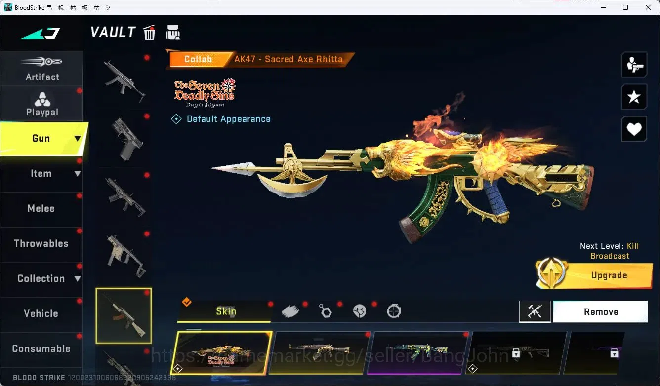Blood Strike Accounts ASIA | L50 Legend|1 ETERNAL: Desert Eagle-Scorpius image 9