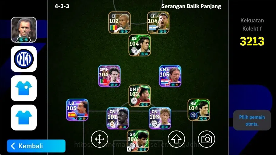 eFootball Accounts Legends & Iconic Players Mobile|PW 3213|Luka Modric ShowT,Marc Cucurella ShowT,Iker Casillas Epic,Lothar 1