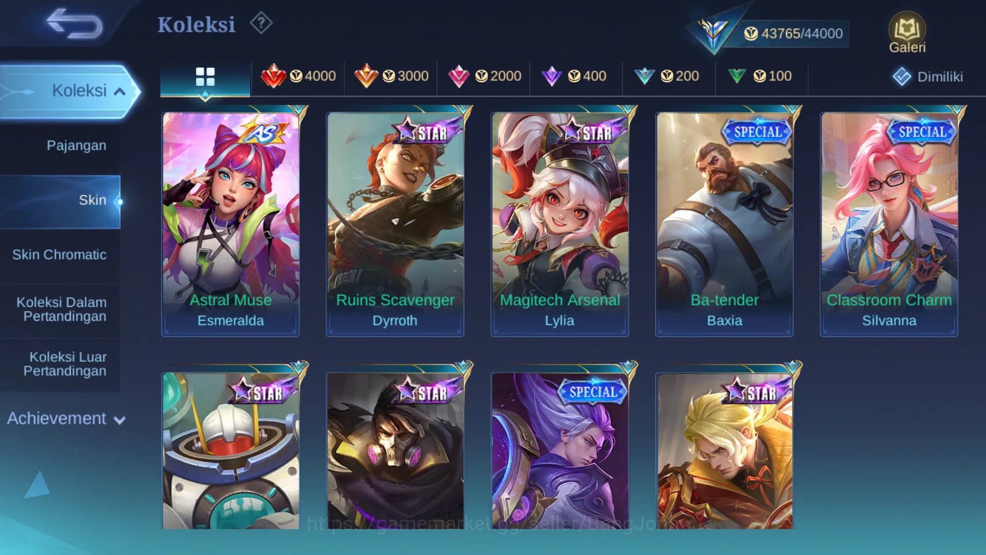 Mobile Legends: Bang Bang Accounts Hero 62 | Skin 162 | Aspirant Ruby | Luckybox Lanc image 10