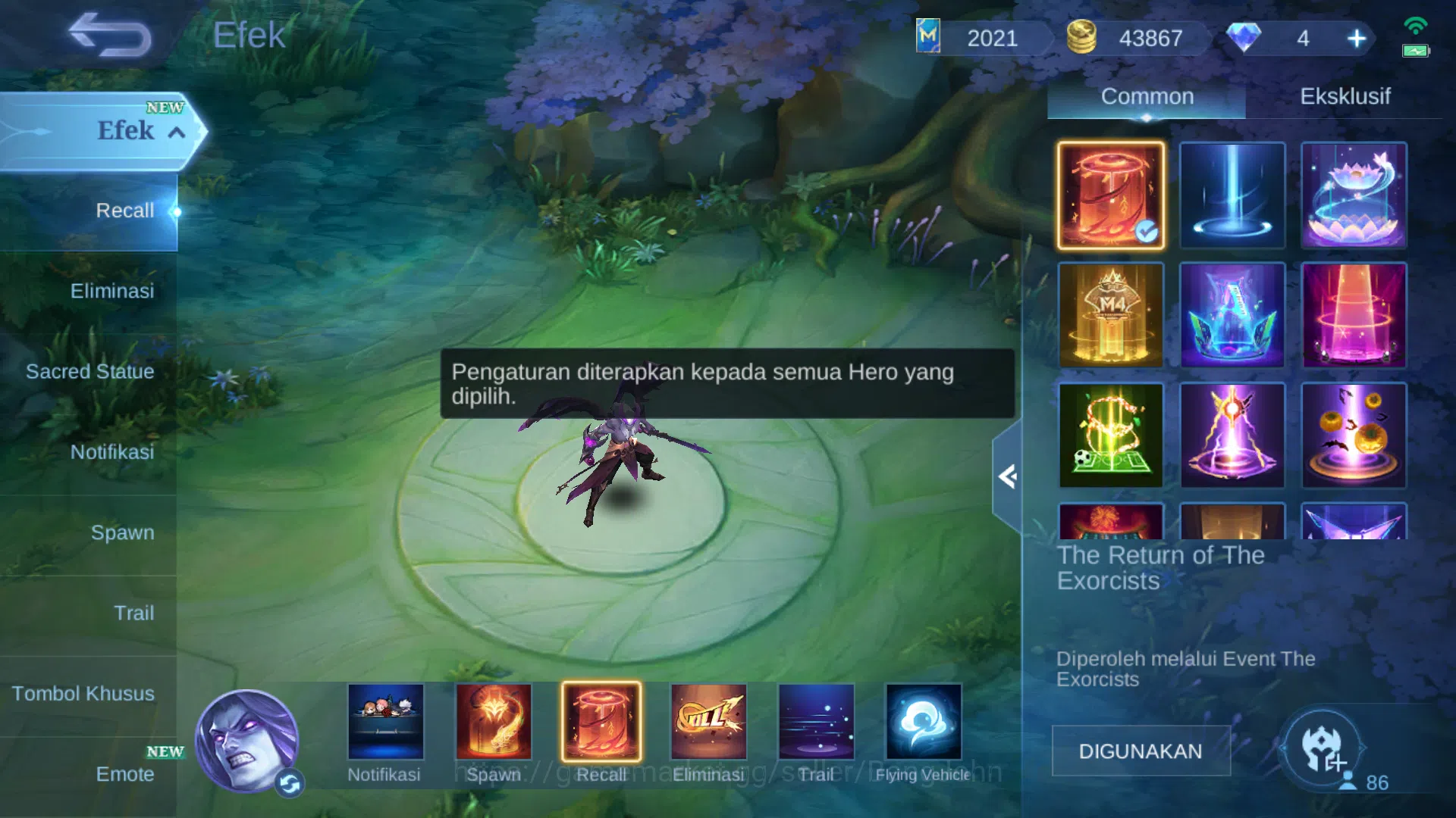 Mobile Legends: Bang Bang Accounts Hero 62 | Skin 162 | Aspirant Ruby | Luckybox Lanc image 13