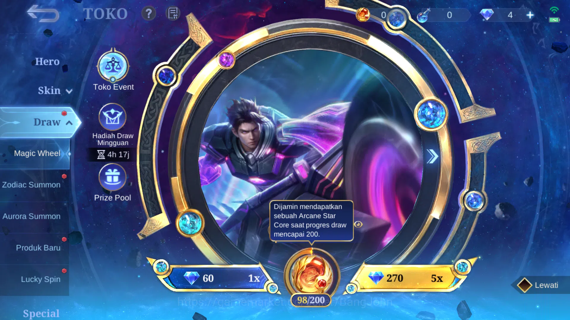Mobile Legends: Bang Bang Accounts Hero 62 | Skin 162 | Aspirant Ruby | Luckybox Lanc image 15