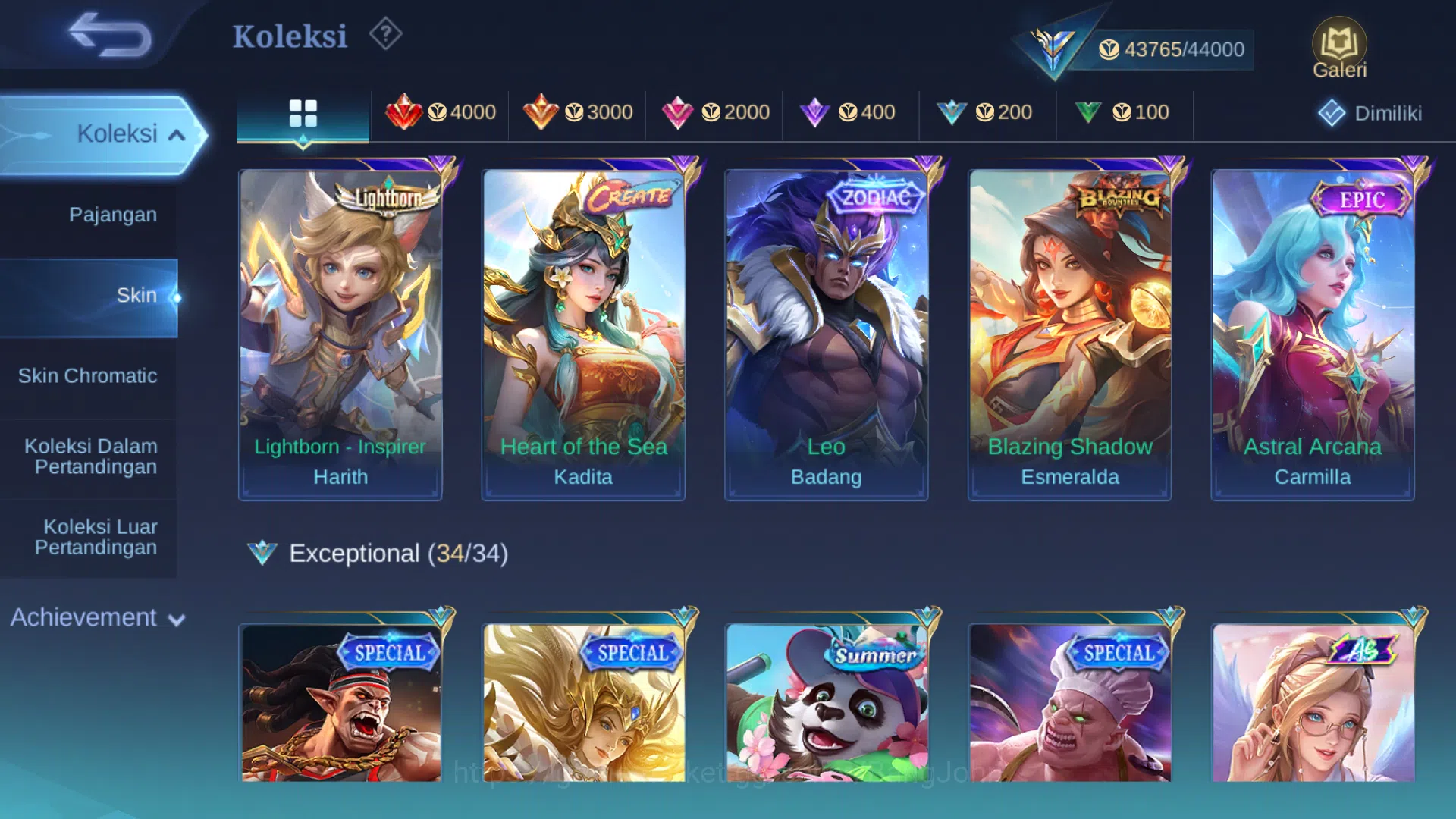 Mobile Legends: Bang Bang Accounts Hero 62 | Skin 162 | Aspirant Ruby | Luckybox Lanc image 8