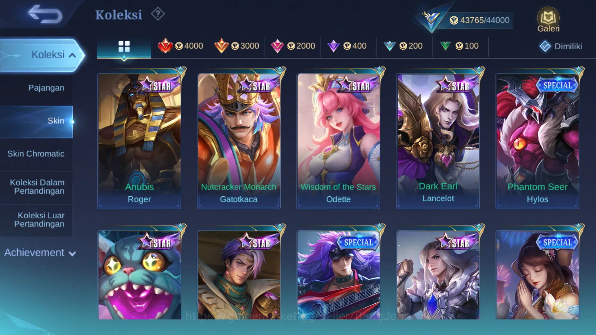 Mobile Legends: Bang Bang Accounts Hero 62 | Skin 162 | Aspirant Ruby | Luckybox Lanc image 9