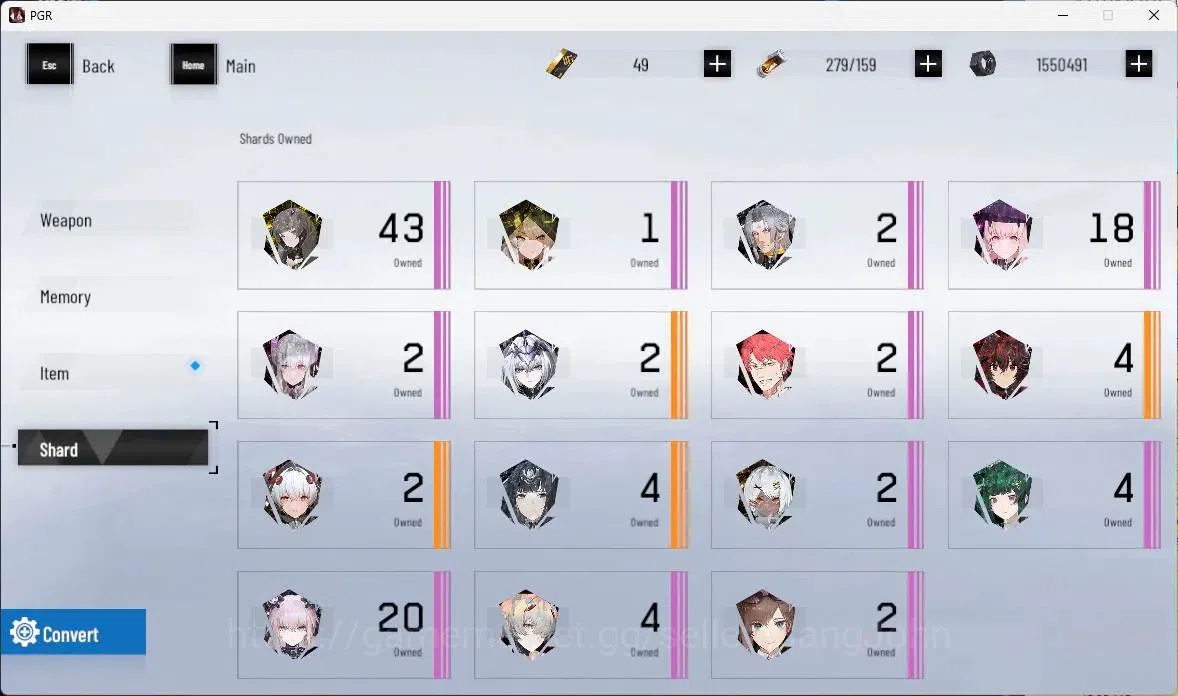 Punishing: Gray Raven Accounts ASIA | L60| [SS Nirvantia,S Kamui,S Lucia IV,S Sel image 18