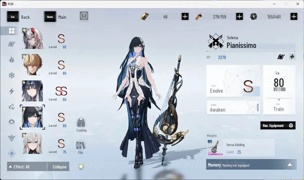Punishing: Gray Raven Accounts ASIA | L60| [SS Nirvantia,S Kamui,S Lucia IV,S Sel image 6