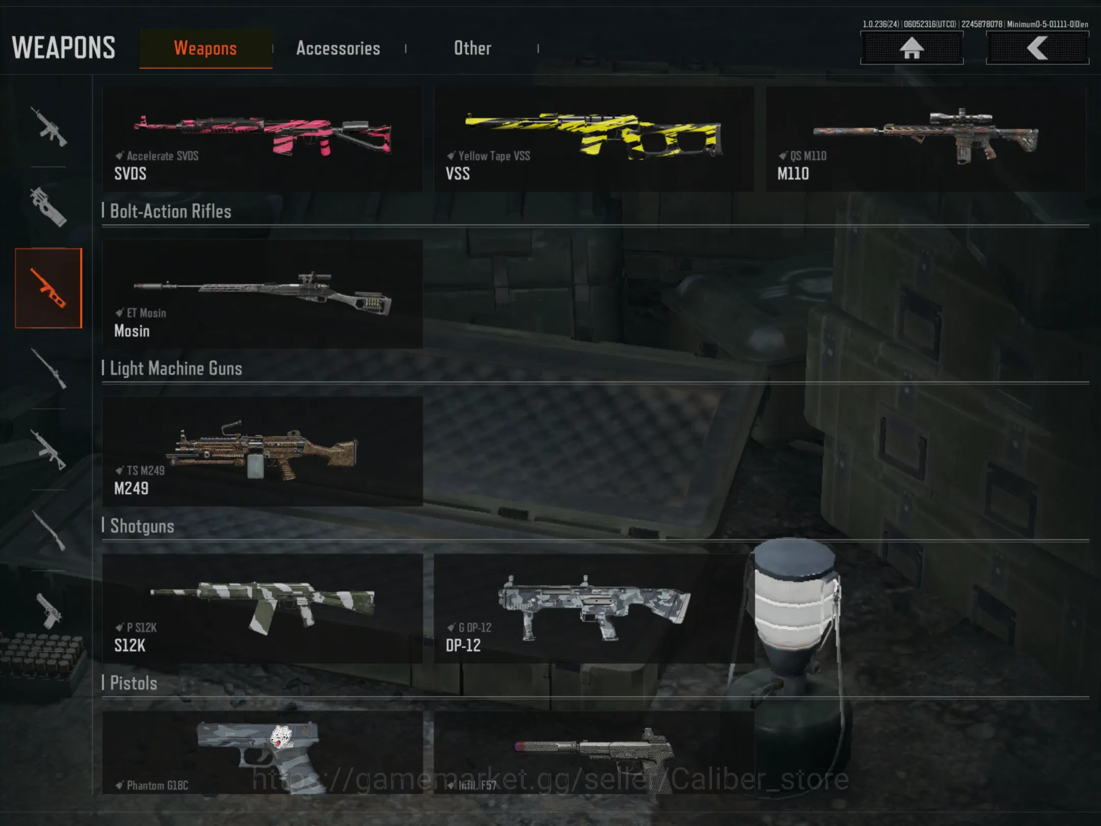 Arena Breakout Accounts 48M 46M Cash AR57 banana  gold Gs2 name change car image 7