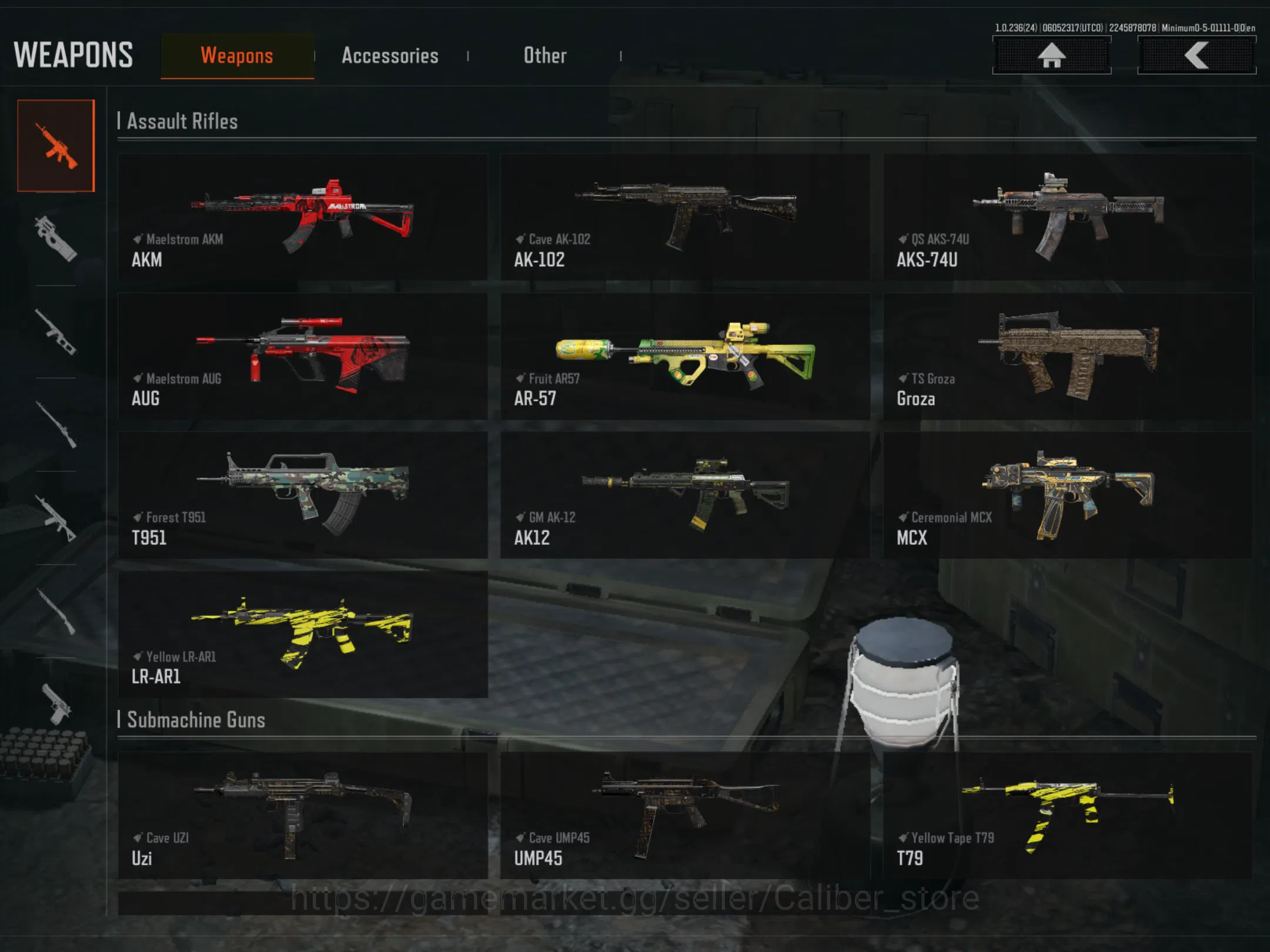 Arena Breakout Accounts 48M 46M Cash AR57 banana  gold Gs2 name change car image 8