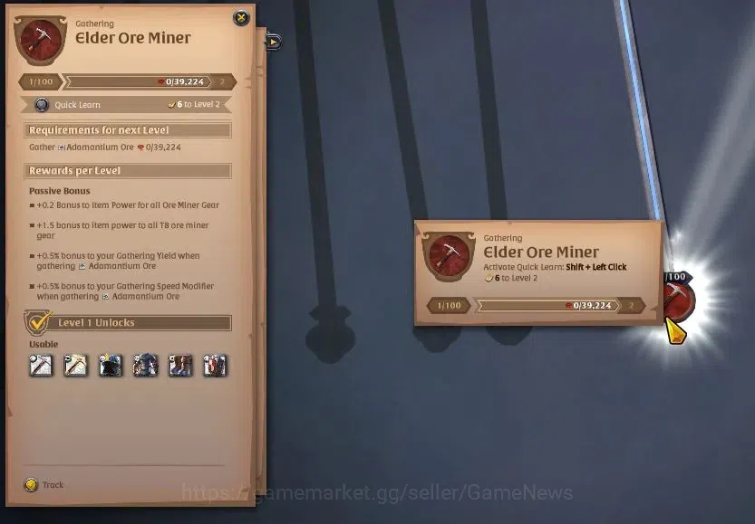 Albion Online Accounts ASIA | 1,94M Total Fame - 2,05M Silver | T8 Ore Mi image 5