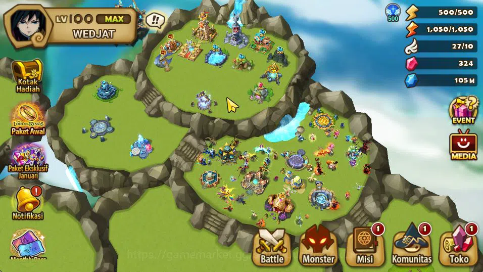 Summoners War: Sky Arena Mid-Game ASIA Lv 100|2 LD[Kiki,Wedjat]|69+ NB5(Laika,Nora,A image 1