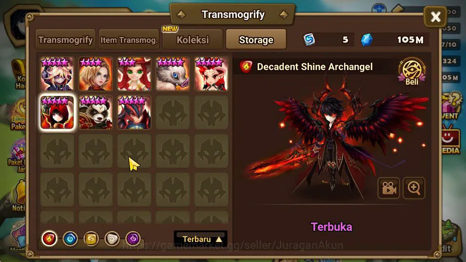 Summoners War: Sky Arena Accounts Mid-Game ASIA Lv 100|2 LD[Kiki,Wedjat]|69+ NB5(Laika,Nora,Amber,Etc)+157 6* Monster|Many 10