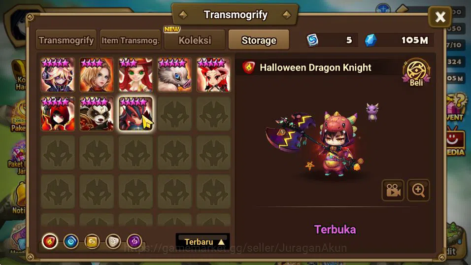 Summoners War: Sky Arena Accounts Mid-Game ASIA Lv 100|2 LD[Kiki,Wedjat]|69+ NB5(Laika,Nora,Amber,Etc)+157 6* Monster|Many 11