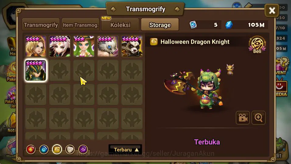 Summoners War: Sky Arena Accounts Mid-Game ASIA Lv 100|2 LD[Kiki,Wedjat]|69+ NB5(Laika,Nora,Amber,Etc)+157 6* Monster|Many 14